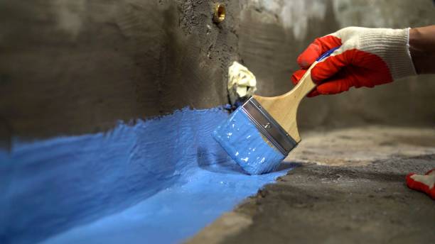 Commercial Waterproofing project at a Burkittsville, MD business property by SJ Waterproofing Pros